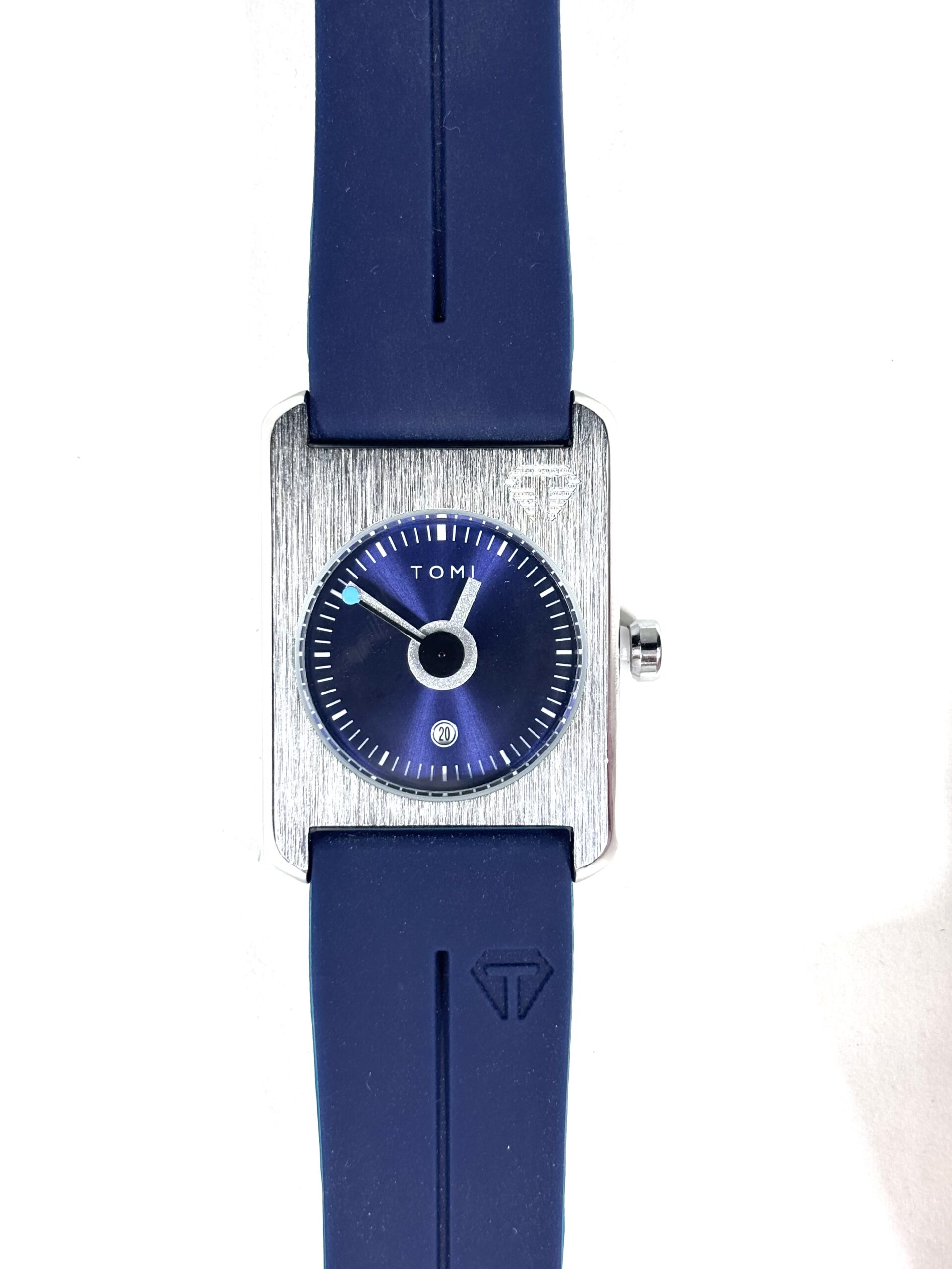 Tomi Blue Belt with Blue Dial Gents Wrist Watch T-022 Magnet Lock Silicone Straps